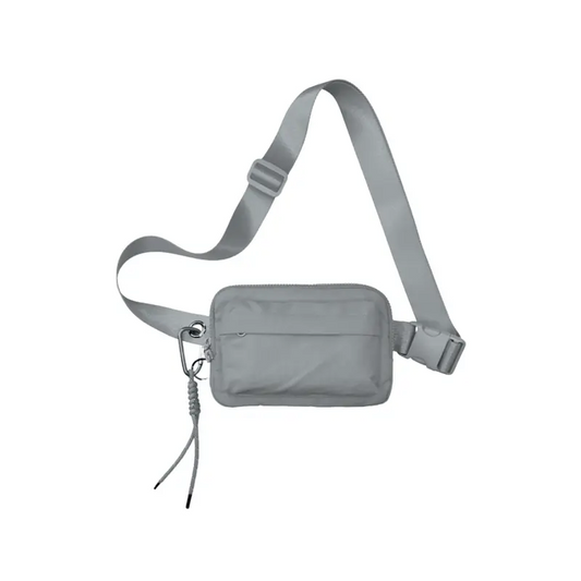 Multi Pockets Crossbody Bag with Keychain