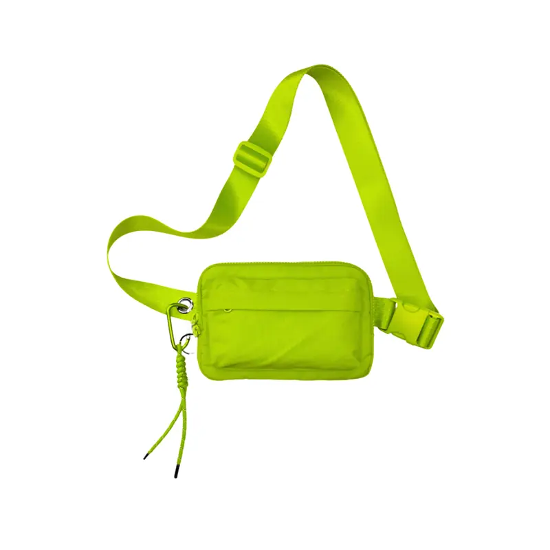 Multi Pockets Crossbody Bag with Keychain
