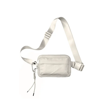 Multi Pockets Crossbody Bag with Keychain