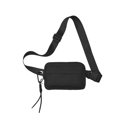 Multi Pockets Crossbody Bag with Keychain