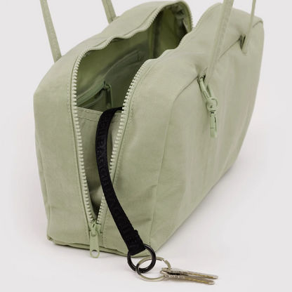 Nylon Bowler Bag - Celadon