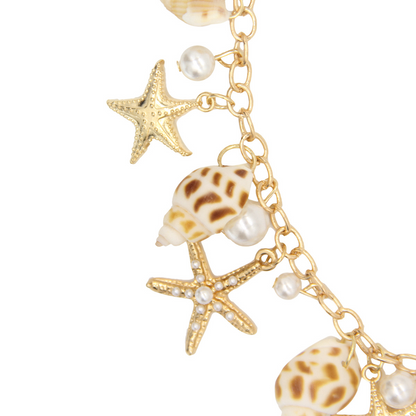 Conch Shell Bag Charm