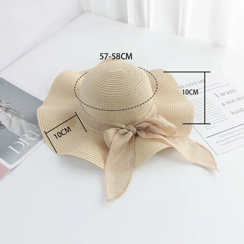 [Summer Limited Edition] Buy Bag Get Hat FREE! Women's Handmade Straw Tote Bag + Sun Hat Set