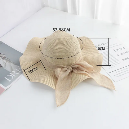 [Summer Limited Edition] Buy Bag Get Hat FREE! Women's Handmade Straw Tote Bag + Sun Hat Set