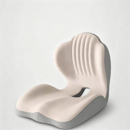 Ergonomic Memory Foam Seat Cushion with Lumbar & Back Support