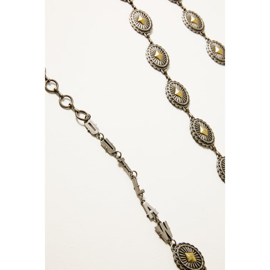 Women's Outlaw Country Swag Gold Chain Belt