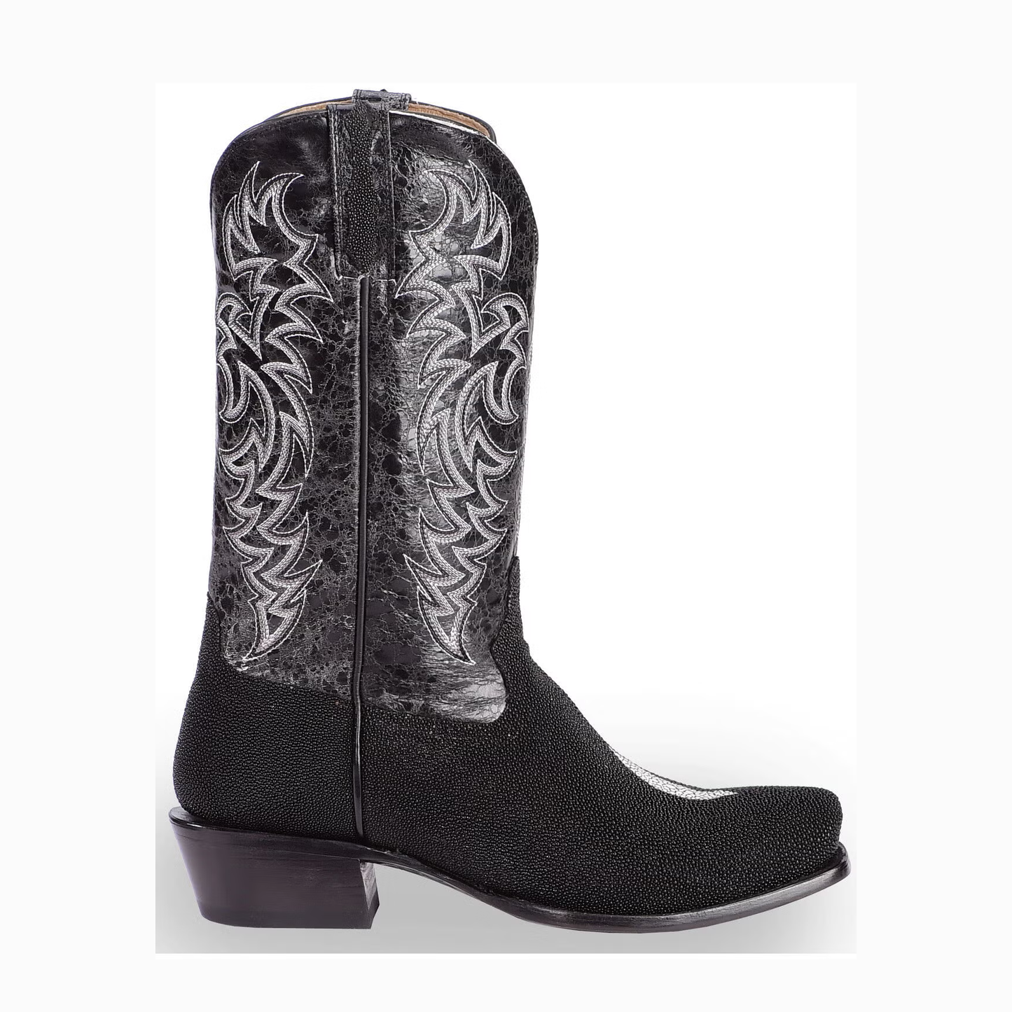 Men's Stingray Exotic Boots - Square Toe