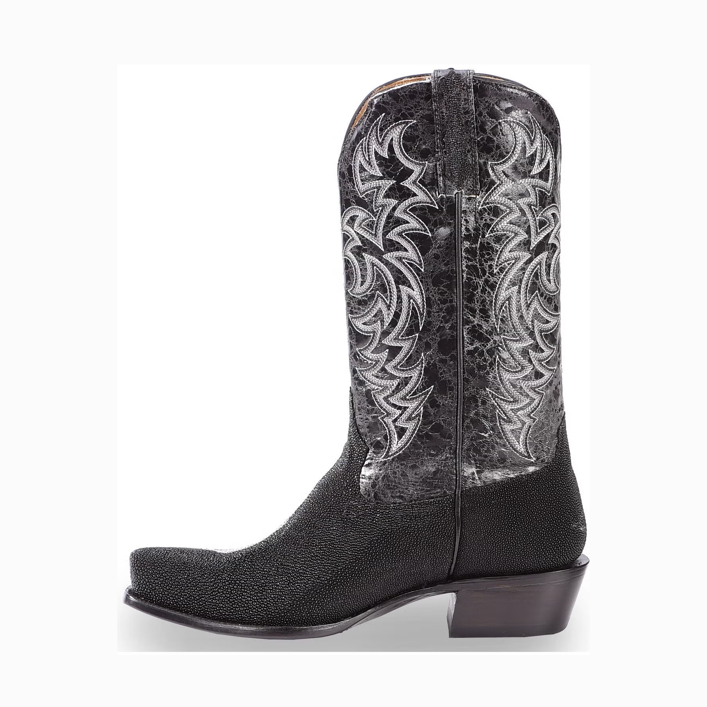 Men's Stingray Exotic Boots - Square Toe