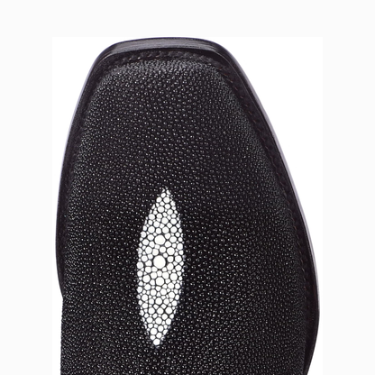 Men's Stingray Exotic Boots - Square Toe