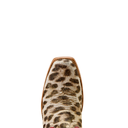 Ladies Leopard and Red Western Boots