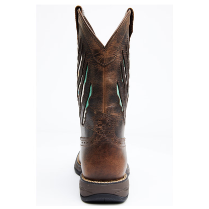 Men's Scratch Flag Performance Western Boots - Broad Square Toe