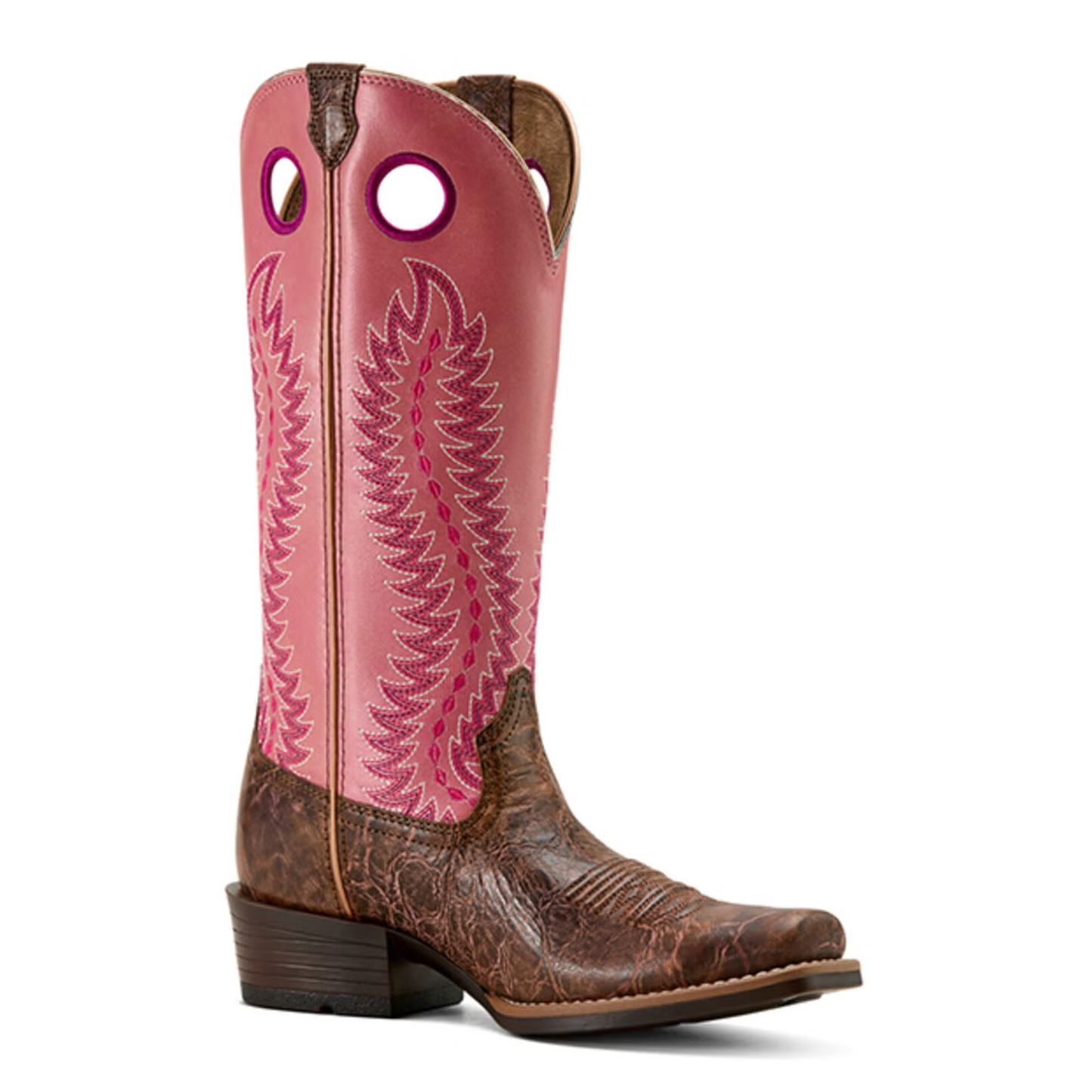 Dust Rose Western Cowgirl Boots - Square Toe