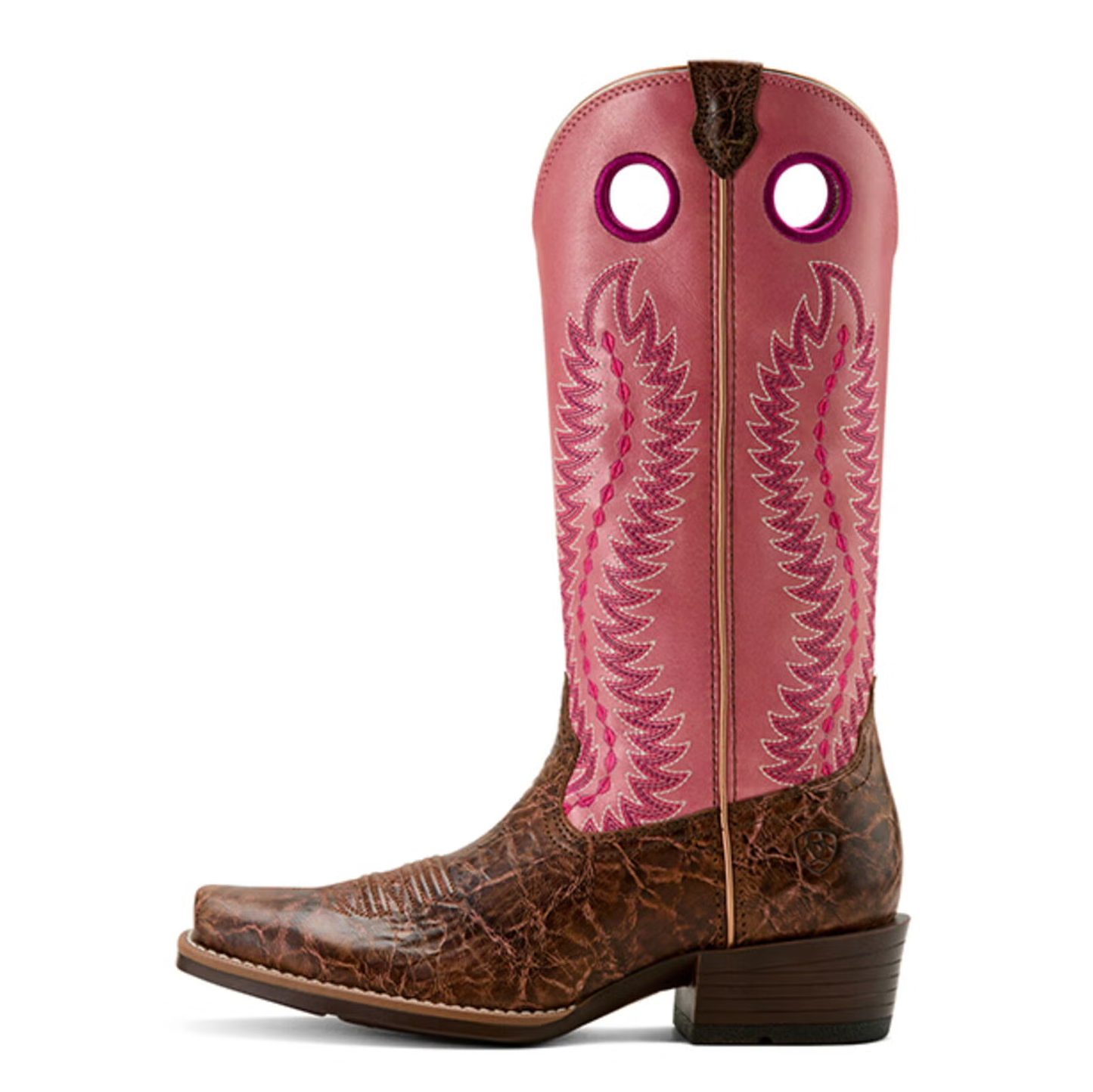 Dust Rose Western Cowgirl Boots - Square Toe
