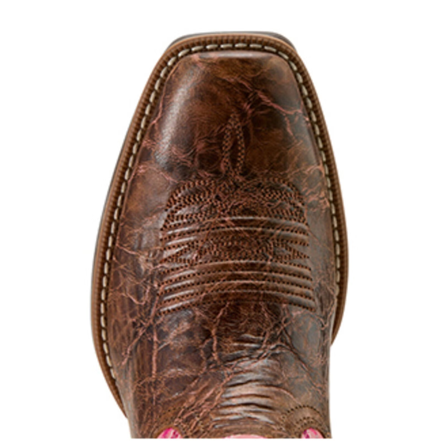 Dust Rose Western Cowgirl Boots - Square Toe