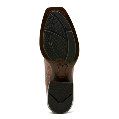 Dust Rose Western Cowgirl Boots - Square Toe
