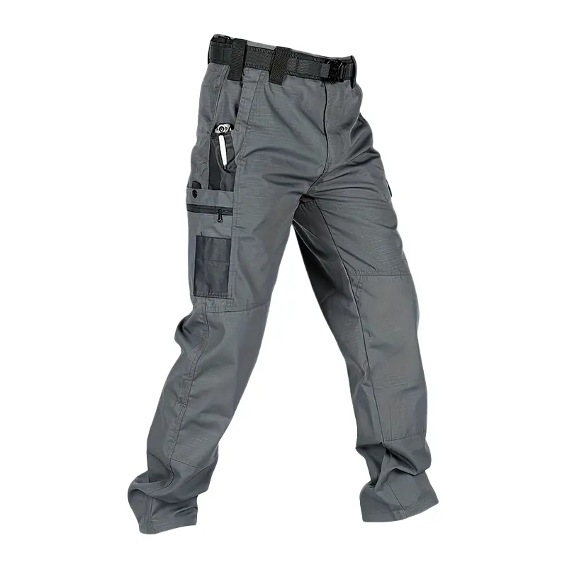 Men's Solid Color Tactical Work Pants
