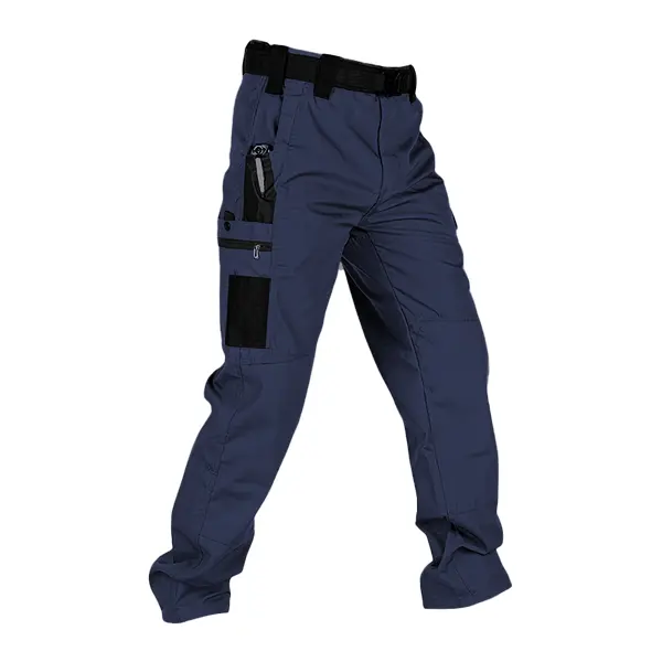 Men's Solid Color Tactical Work Pants