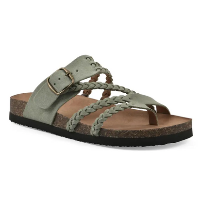 White Mountain Footbeds Sandals