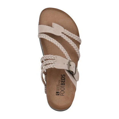 White Mountain Footbeds Sandals