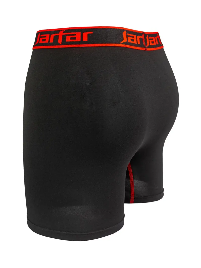 Men's Stretch Boxer Briefs with Letter Tape