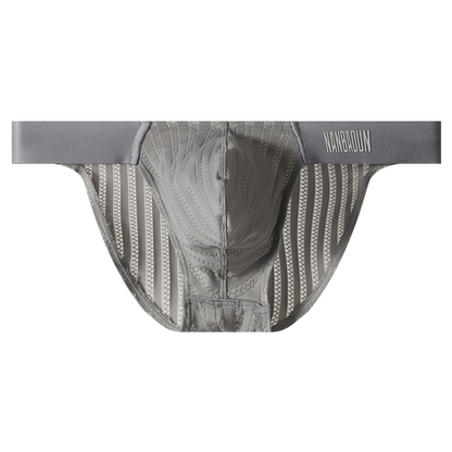 Men's Low-Rise Ice Silk Thong Briefs