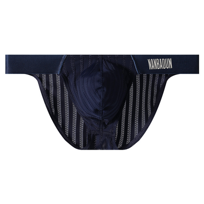 Men's Low-Rise Ice Silk Thong Briefs