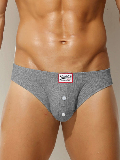 Men's Premium Comfortable Fabric Low-Rise U-Shaped Briefs