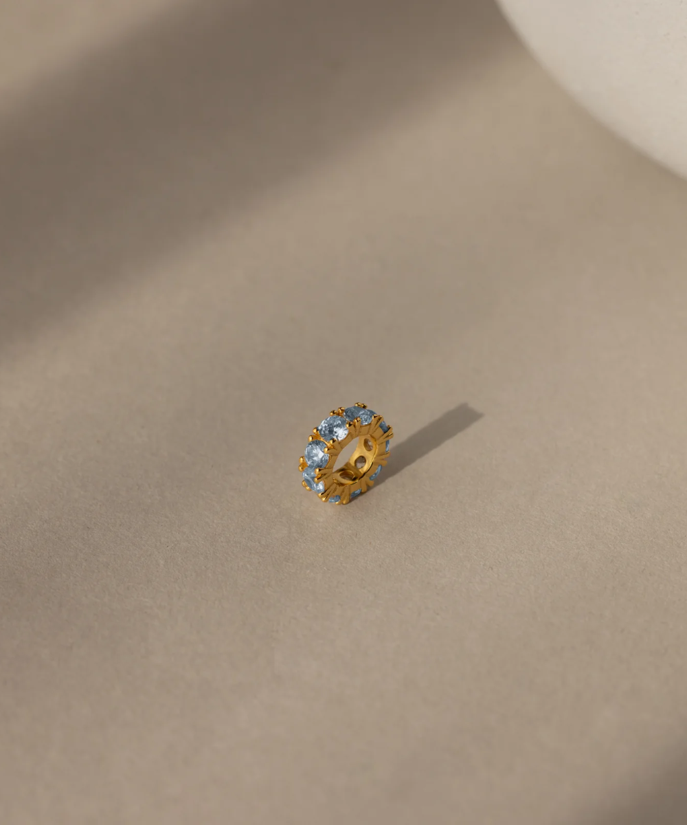 Infinity Garnet Charm