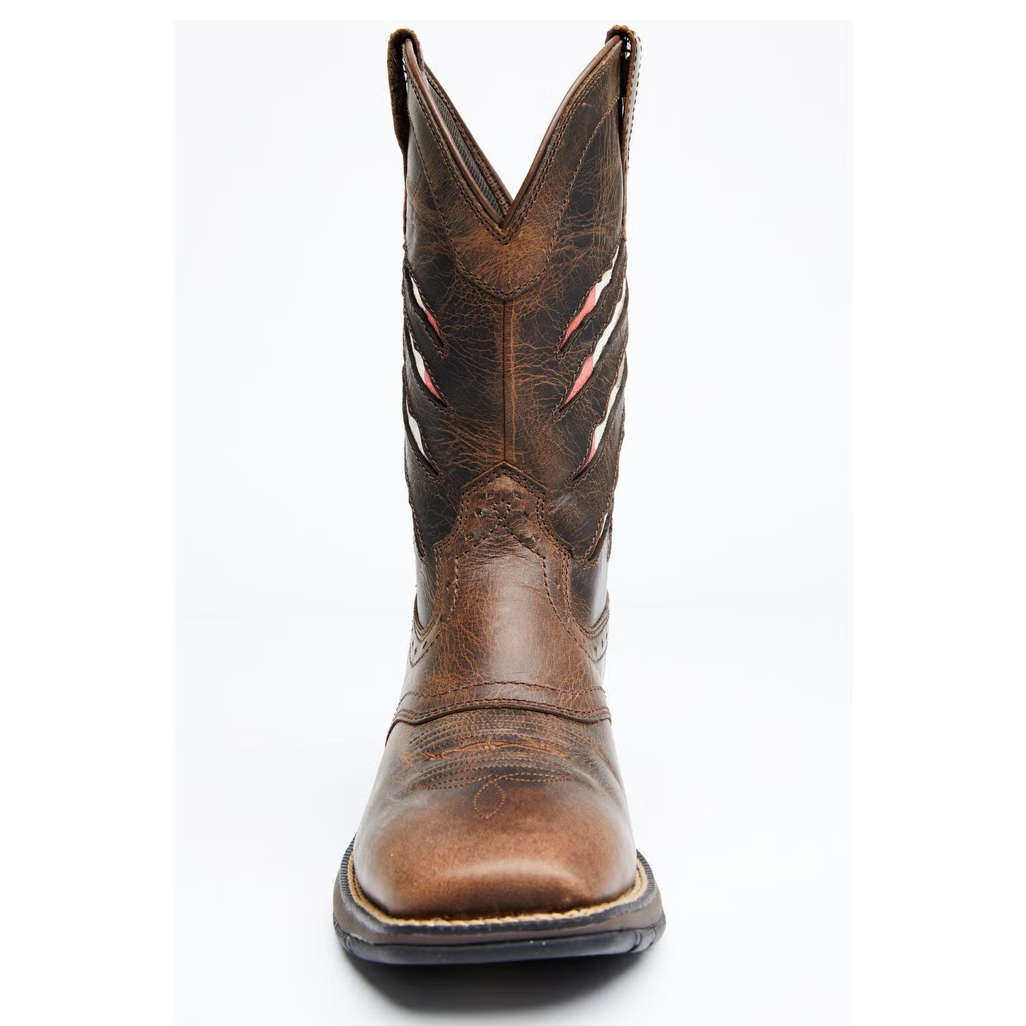 Men's Scratch Flag Performance Western Boots - Broad Square Toe