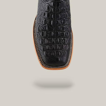 Canyon - Black - Square Toe Mens Boots
