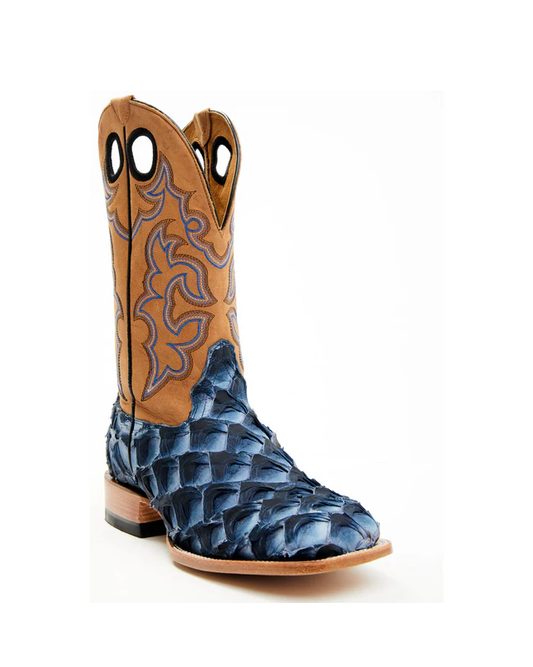 Cody James Blue Exotic Piraroucu Western Boots
