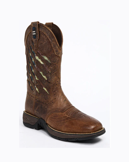 Men's Scratch Flag Lite Performance Western Boots - Square Toe