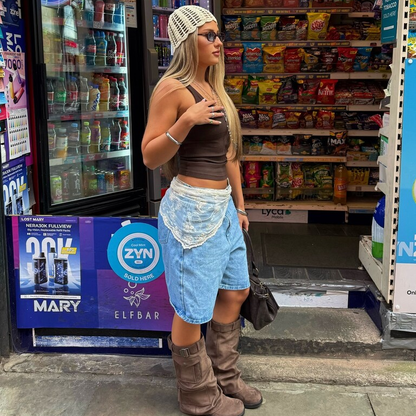 Flat Boots with Pant Pockets