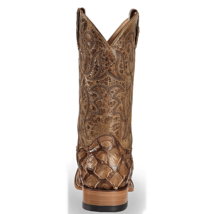 Cody James Men's Pirarucu Exotic Boots - Broad Square Toe