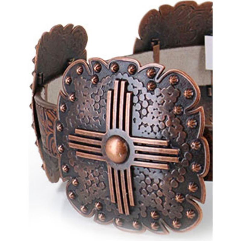 Angel Ranch Women's Concho Leather Belt