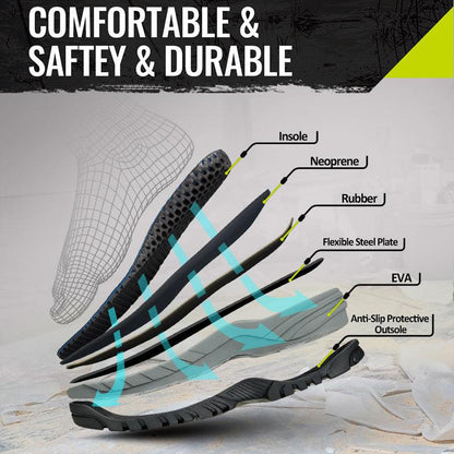 Pin-resistant Waterproof Anti-slip Rubber Boots