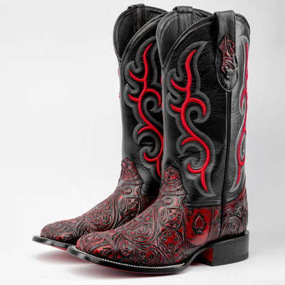 Ace Of Spades Red Wine - Square Toe