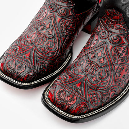 Ace Of Spades Red Wine - Square Toe