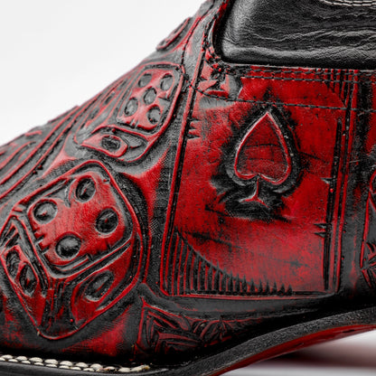 Ace Of Spades Red Wine - Square Toe