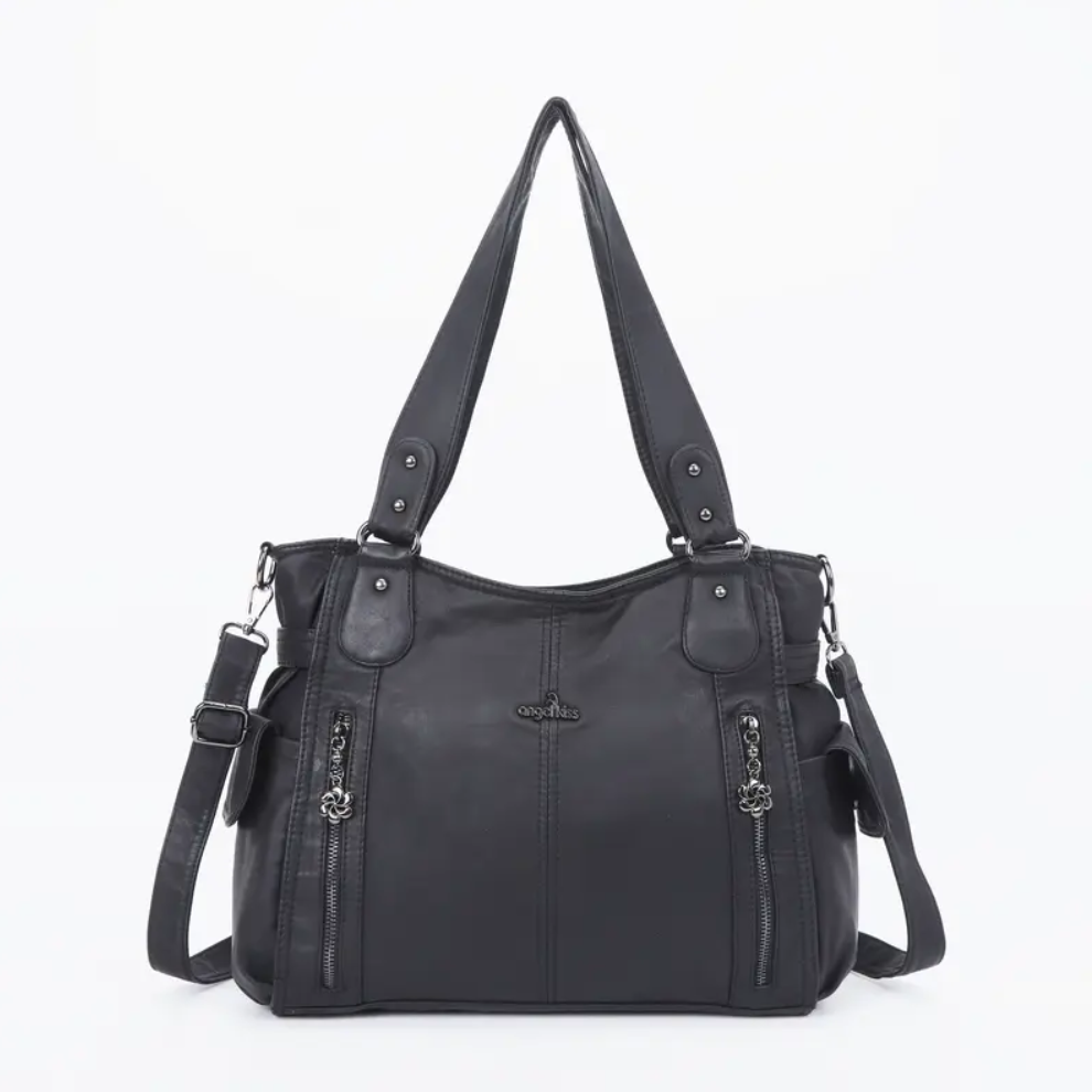 Spacious PU Casual Shoulder Bag