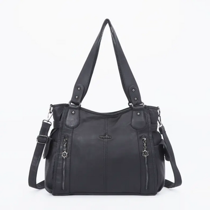 Spacious PU Casual Shoulder Bag