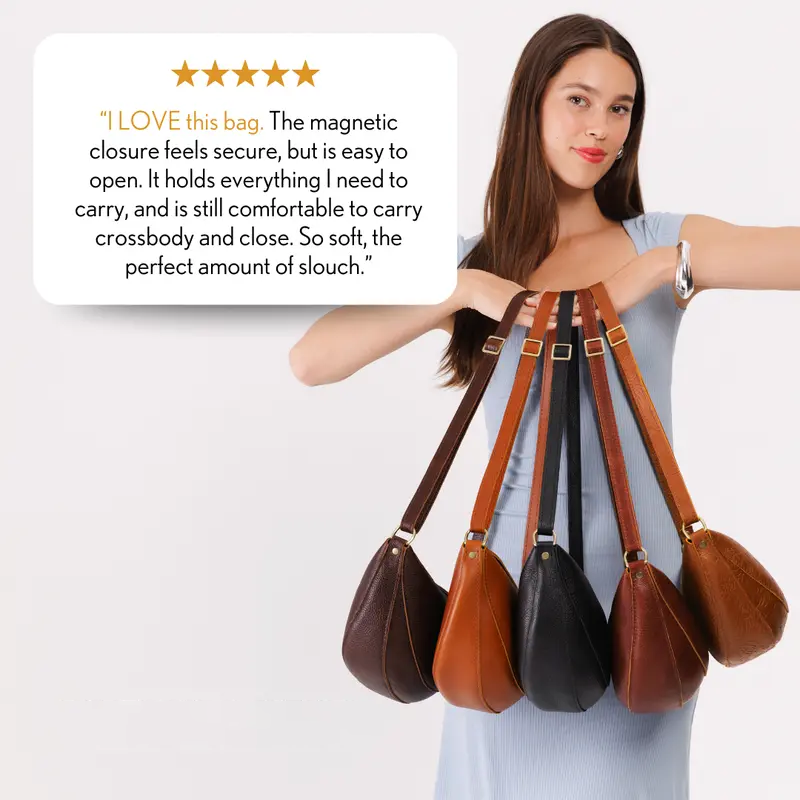 Premium Crossbody Shoulder Bag – Adjustable Strap, Magnetic Closure